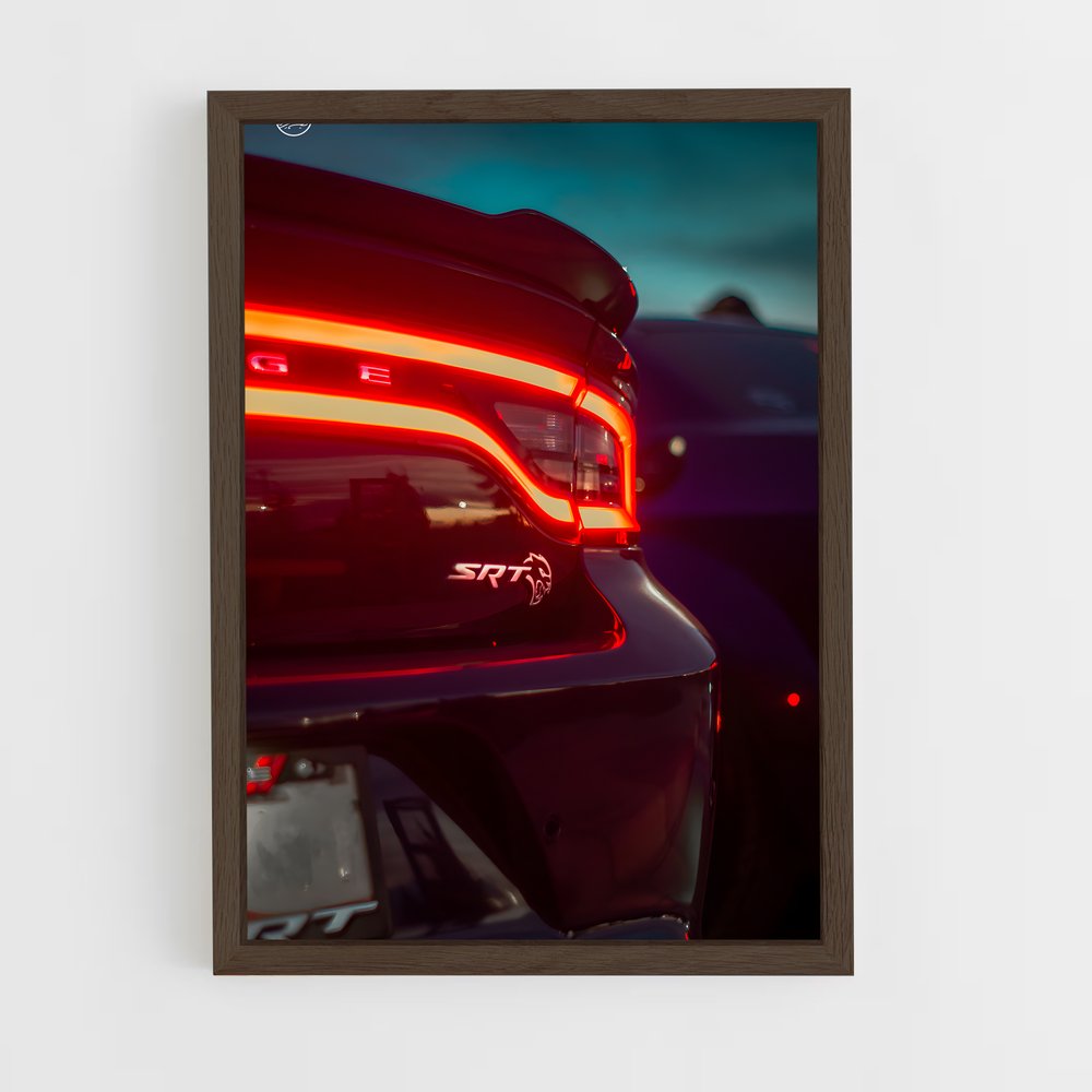 Poster Hellcat en Action – affiche Dodge (vue 5)